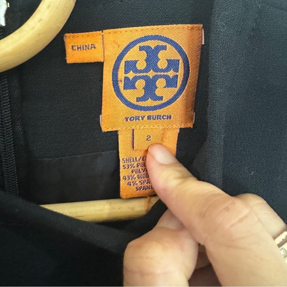 Tory Burch black shift work dress - Picture 8 of 13